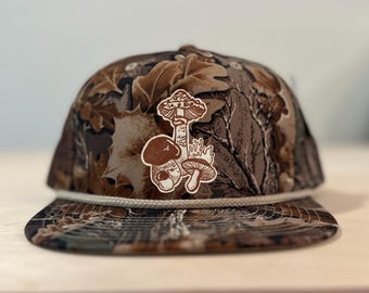 Vintage Mushroom Camo Hat
