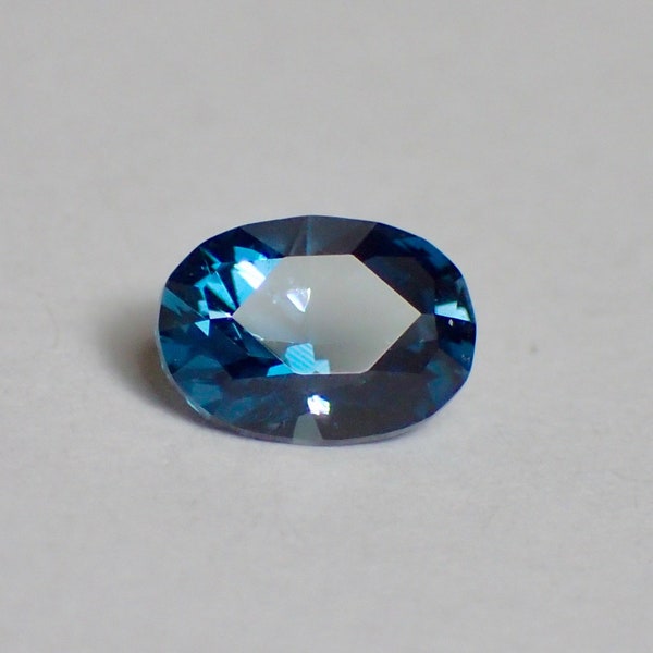 Topaz Blue london Oval Cut