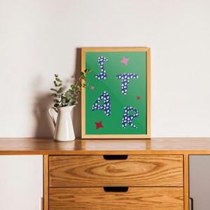 Star Poster - Instant Digital Download - Printable Wall Art - Bedroom Decor - Living Room Decor