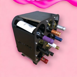 wine rack|Wall Wine Rack|9 Bottle Wine Holder for Wine Storage|Wall-Mounted Wine Rack|Wine rack shelf
