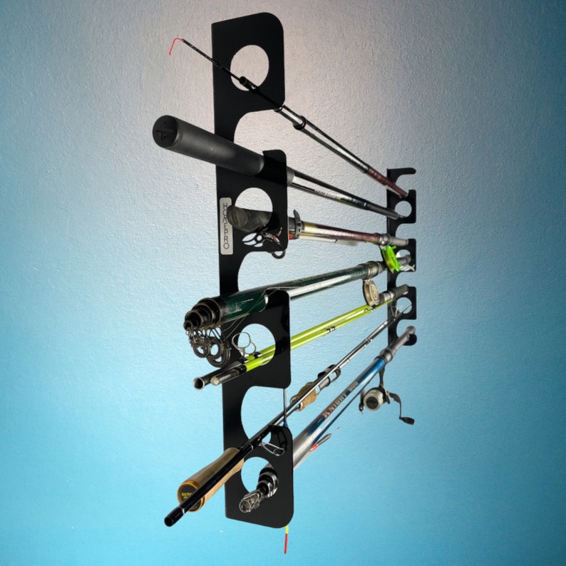 Fishing Rod Rack Wall,ceiling Fishing Rod Holder,fly Rod Rack ...