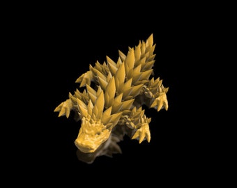 MYSTERY COLOR Baby Articulated Quartz Dragon