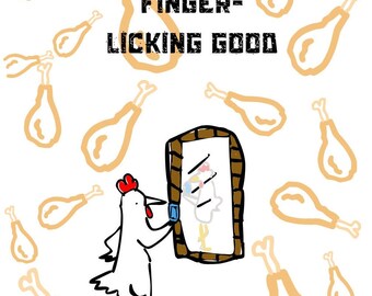 Funny Chicken Card