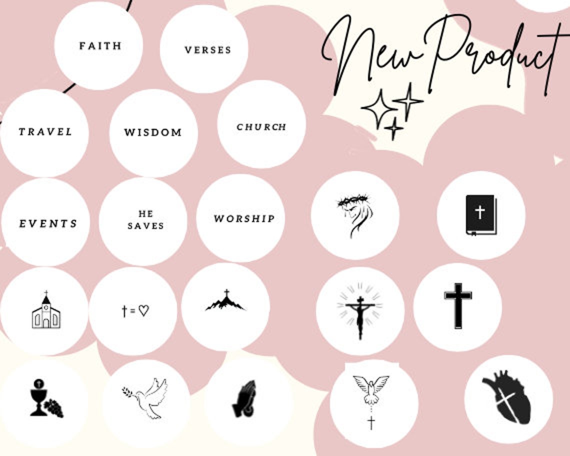 Christian Instagram Highlights - Etsy