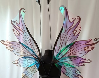 Big light blue wings, elf wings, Halloween wings, wings for Renaissance Festival