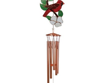 Cardinal Large Wind Chime