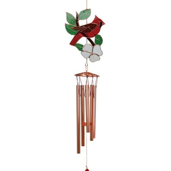 Cardinal Large Wind Chime