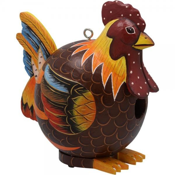 Rooster Bird House