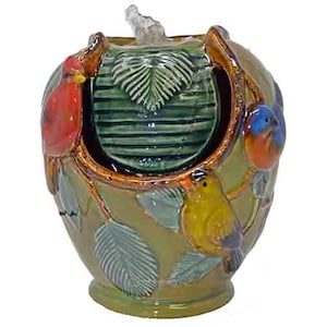 Songbird Trio Tabletop Ceramic Fountain