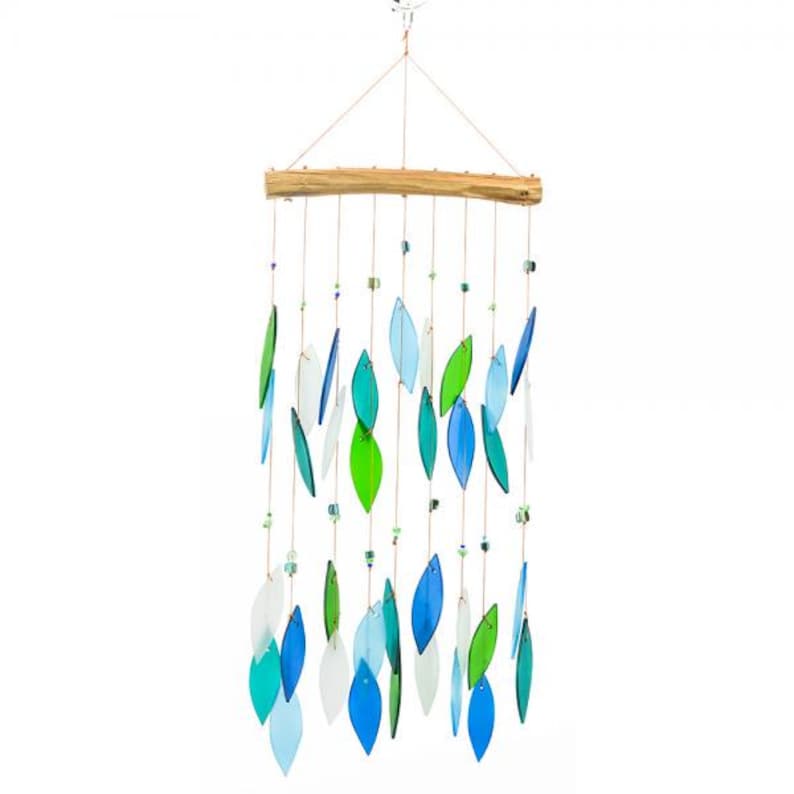 GlassGiftsandGoods Beaded Glass Chime