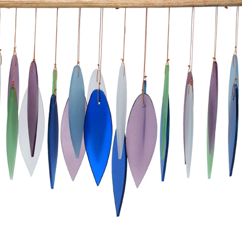 GlassGiftsandGoods Mountain Ridge Glass Chime