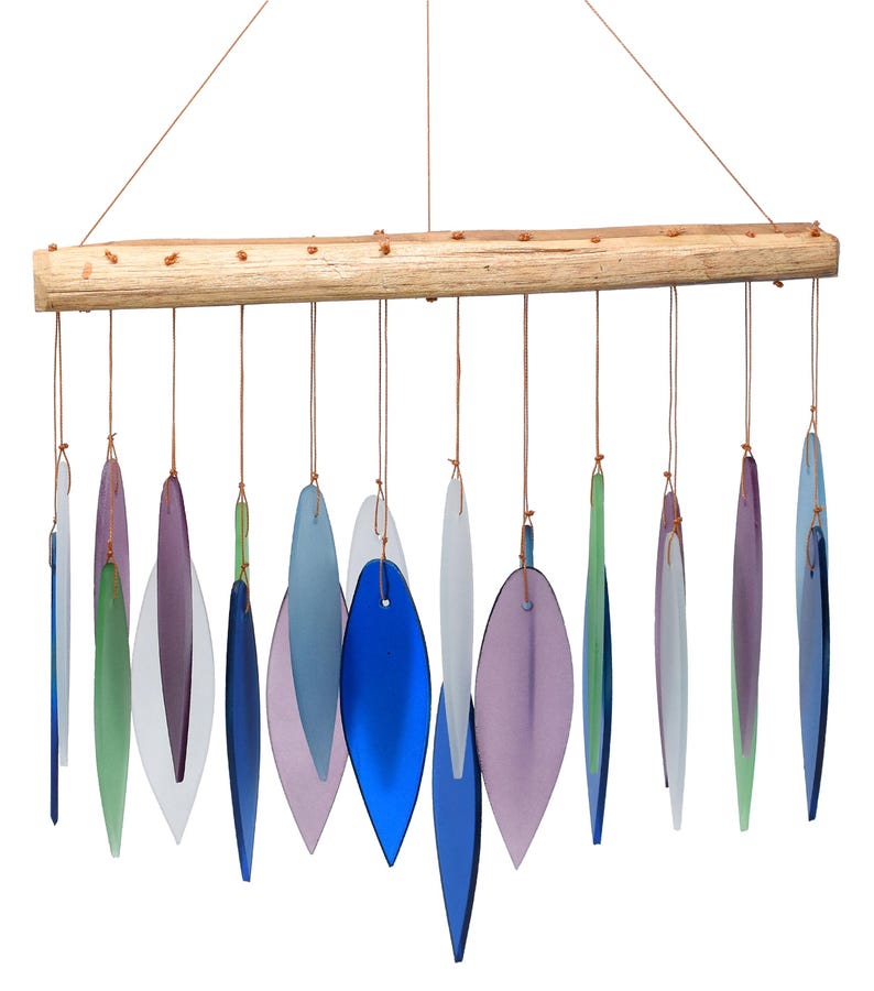 GlassGiftsandGoods Mountain Ridge Glass Chime - Thumbnail 2