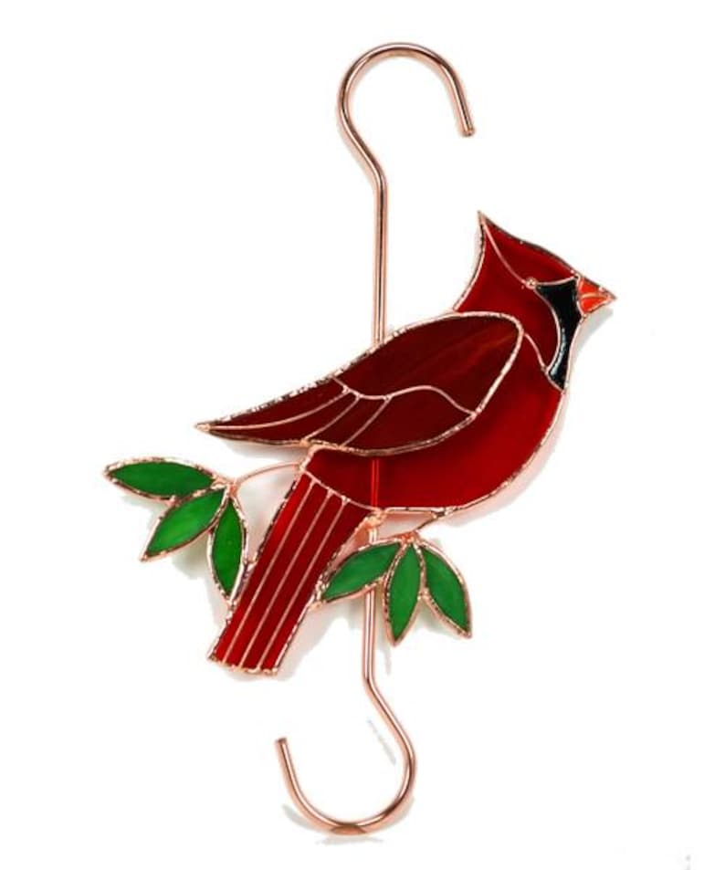 GlassGiftsandGoods Cardinal Hook
