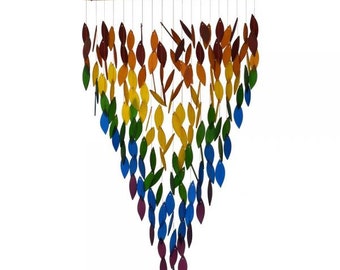 Premiere Rainbow Waterfall Glass Chime