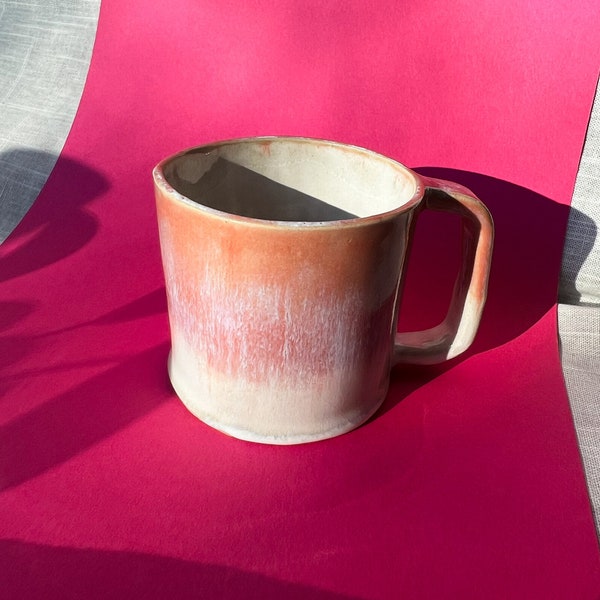 Keramik Tasse, handgeformt, toller Farbverlauf, 2 Varianten