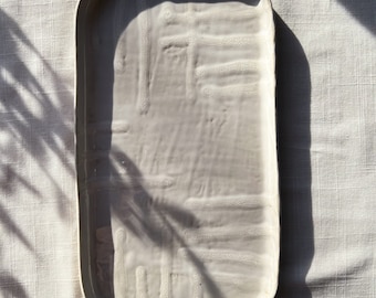 Keramik Servierplatten, handgemacht, Unikat, 2 Varianten