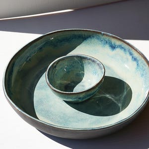 XXL Chips and Dip bowl, handgemacht, spülmaschinenfest