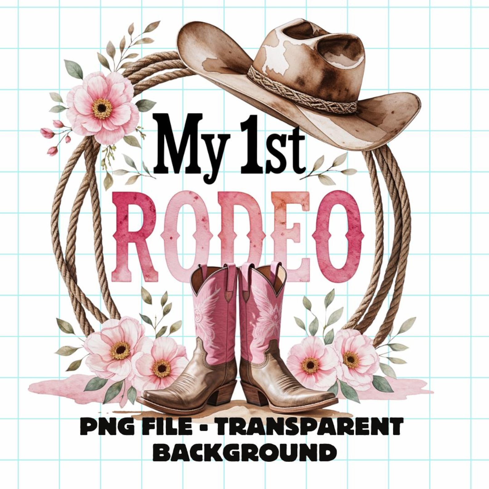 My First Rodeo, Cowgirl Birthday Shirt, Birthday Girl Tshirt Design ...