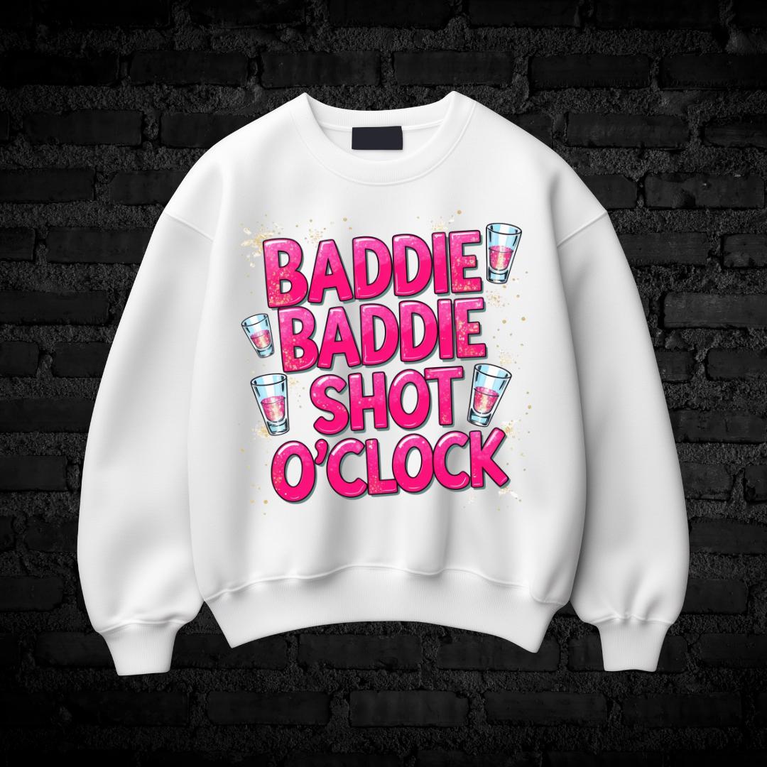 Baddie Baddie Shot O Clock, PNG Design, Digital Design, Sublimation ...