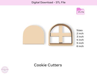 Arch Cookie Cutter STL File Set (Digital Download)