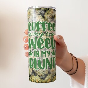 420 Weed Tumbler Wrap 20oz Tumbler Design Cannabis Tumbler 420 Geschenke Nahtloses Design Digitaler Download Marihuana Weed PNG Bild 3