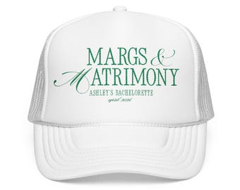 Bachelorette Trucker Hat – Margs & Matrimony Party Favor