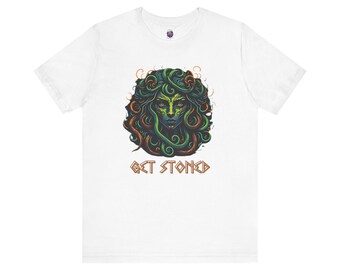 Medusa "Get Stoned" Graphic Tee, Greek Style Bella Canvas Shirt