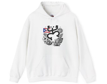 Puerto Rican Coquí Frog hoodie | Flag Frog Hoodie