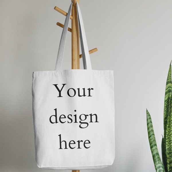 Medium Customizable Polyester Bag, Choose your own design, Accessory, Tote Bag, Gift Tip, Handmade Design, Canvas Bag Unique Print