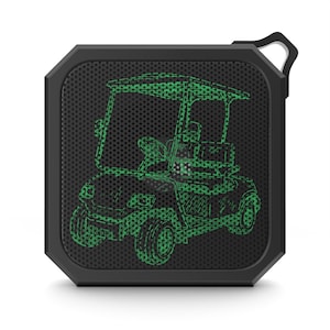 Głośnik Bluetooth Outdoor z projektem wózka golfowego | Idealny dla golfistów, na kemping, na imprezy tailgatingowe. Wytrzymały, przenośny, wodoodporny, prezent dla taty