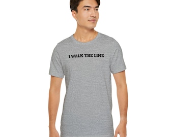 I Walk the Line Tee: Johnny Cash Graphic T-Shirt