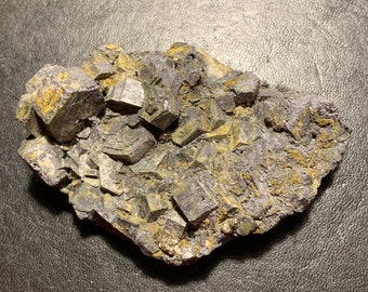 Galena ps. n. Pyromorphite, blue lead ore, Kautenbach, Rhineland-Palatinate
