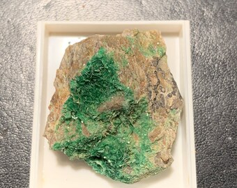 Torbernite, Les Bois Noirs, France