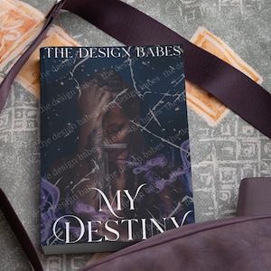 Ready-made book cover art- My Destiny, fantasy, purple, woman and sword novel