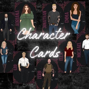 Carte personaggio della serie Mafia Promise