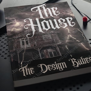 Ready-made book cover art- horror, house, thriller, scary, novel