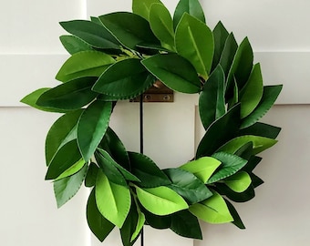 Mini wreath, candle wreath, greenery wreath, cabinet wreath, chair wreath, year-round wreath