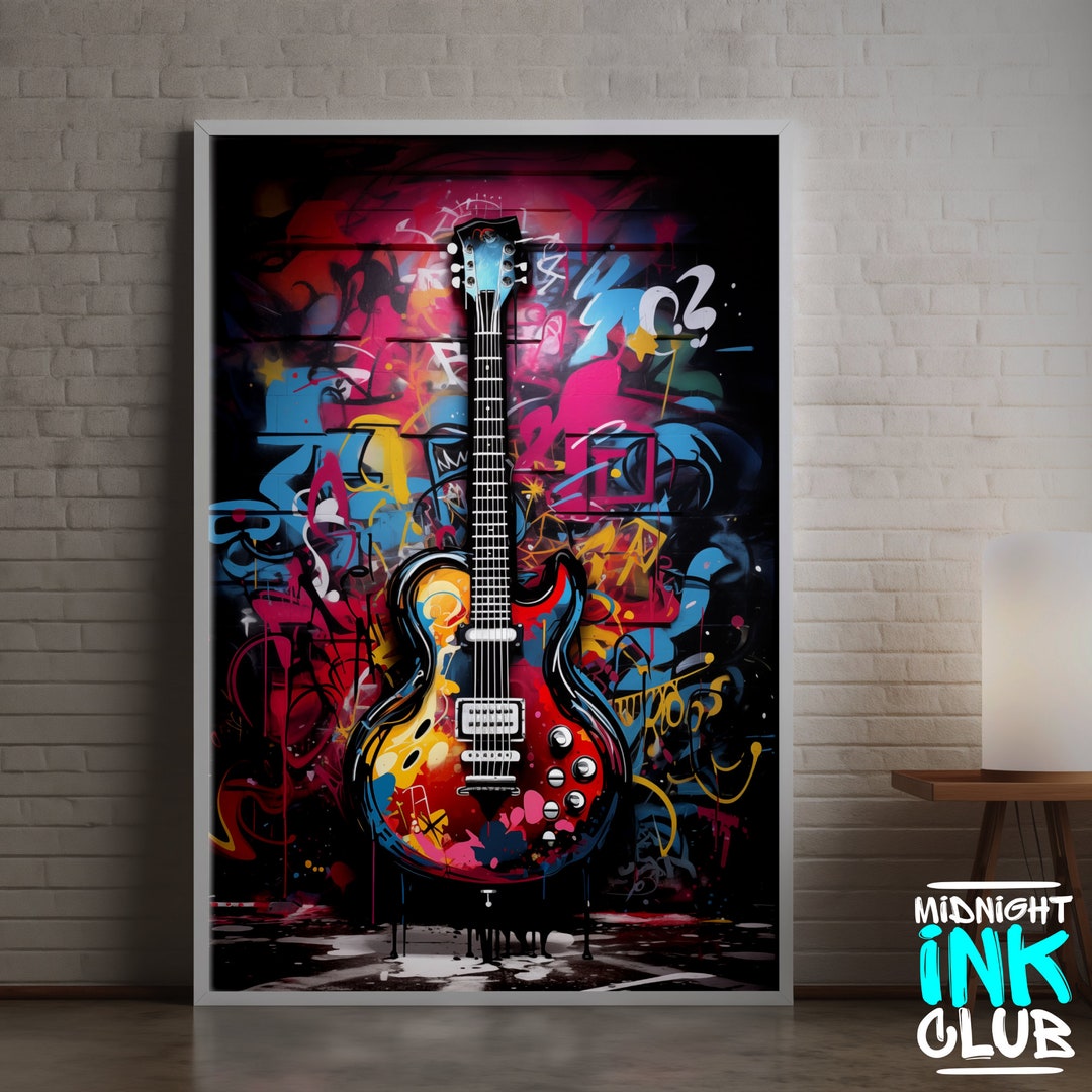 アート・デザイン・音楽 The electric guitar collection Lindo Mizumi Electro Acoustic Guitar - Japanese Graphic Art
