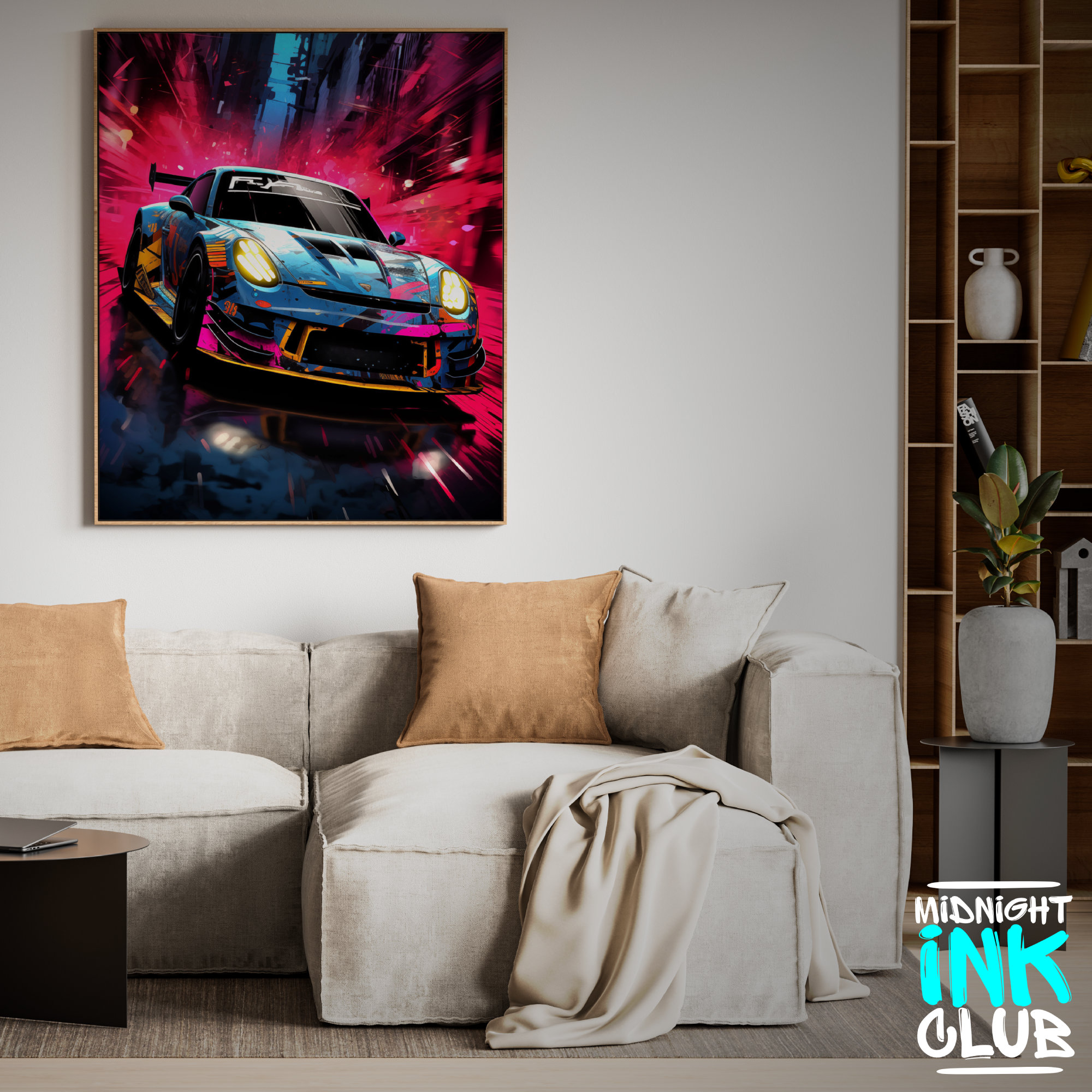 Abstract Comic Bubble Graffiti Print Car Seat Covers