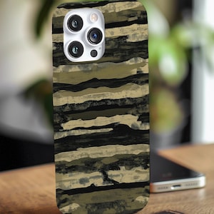 Camo Hunting Military Nature Tough Phone Case, Protective iPhone & Samsung Cover, Outdoor-Ready Mens Camouflage Phone Case Gift For Him