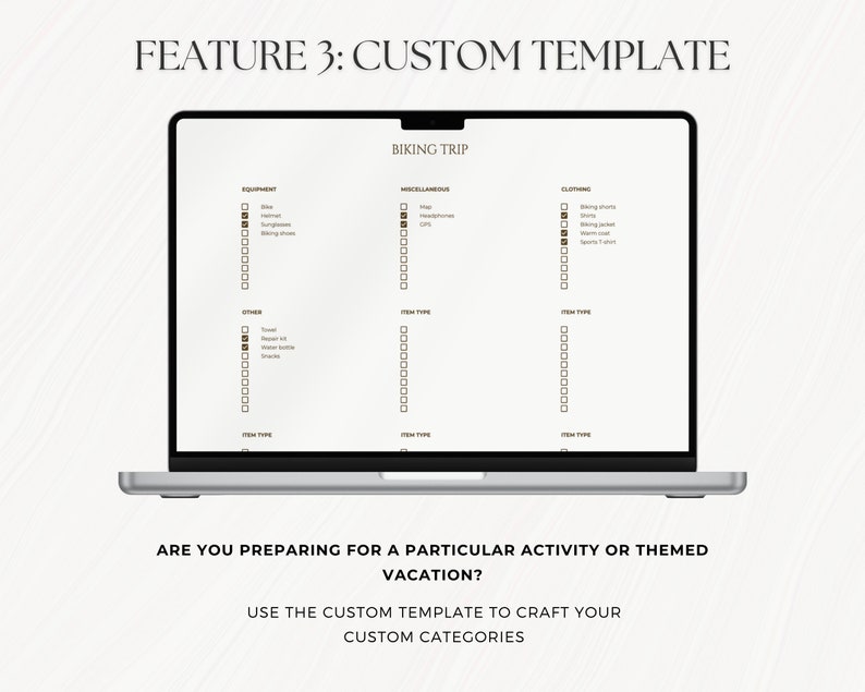 Digital Travel Packing List | Editable Google Sheets Template - Etsy