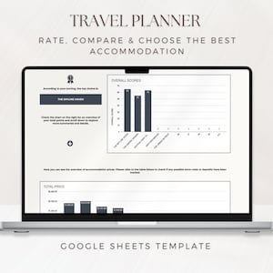 休暇比較表 | ホテルリサーチ | 旅行プランナー | 宿泊施設の比較 | Google スプレッドシート テンプレート | 休暇テンプレート