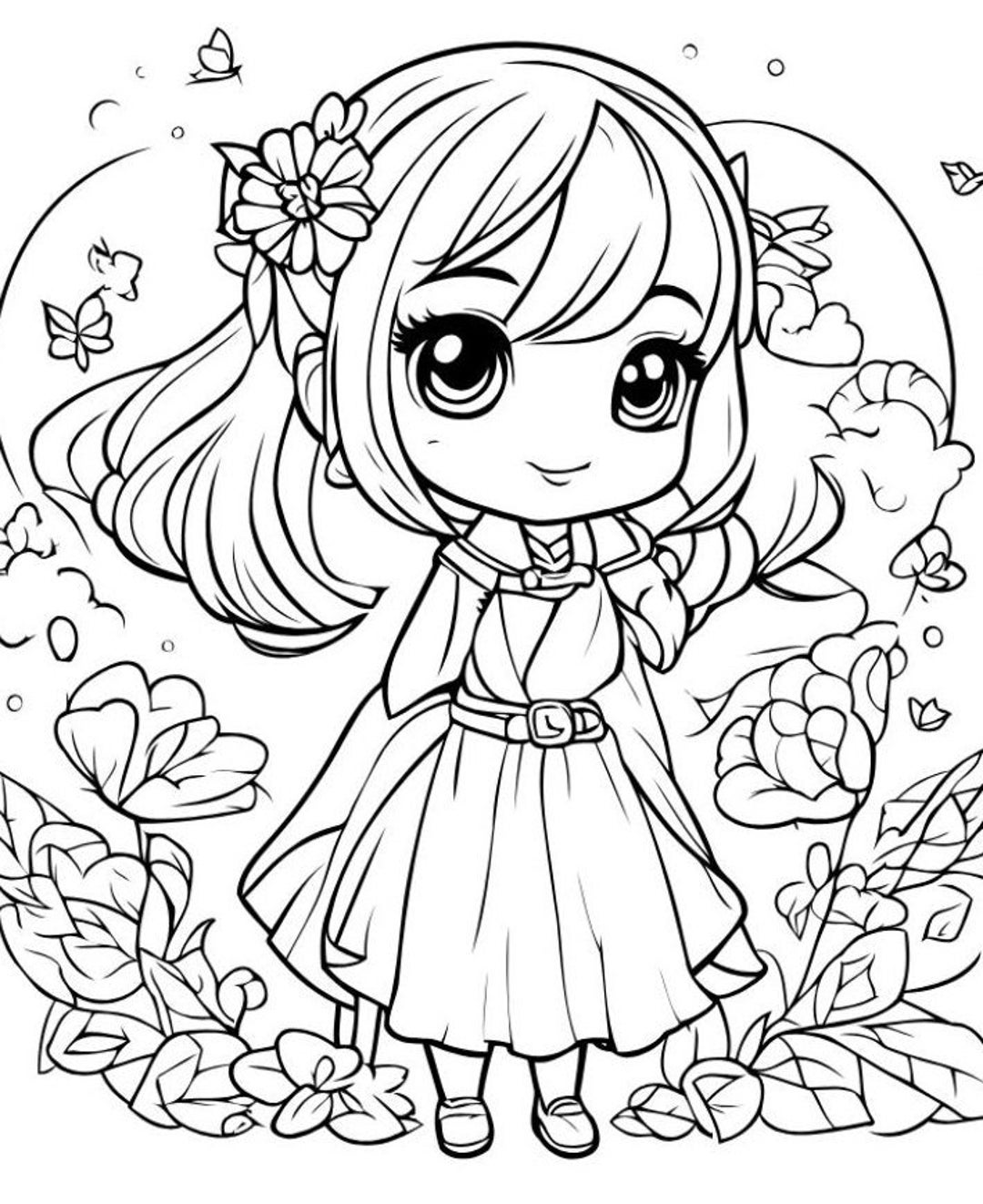 Coloring Pages Princess - Etsy