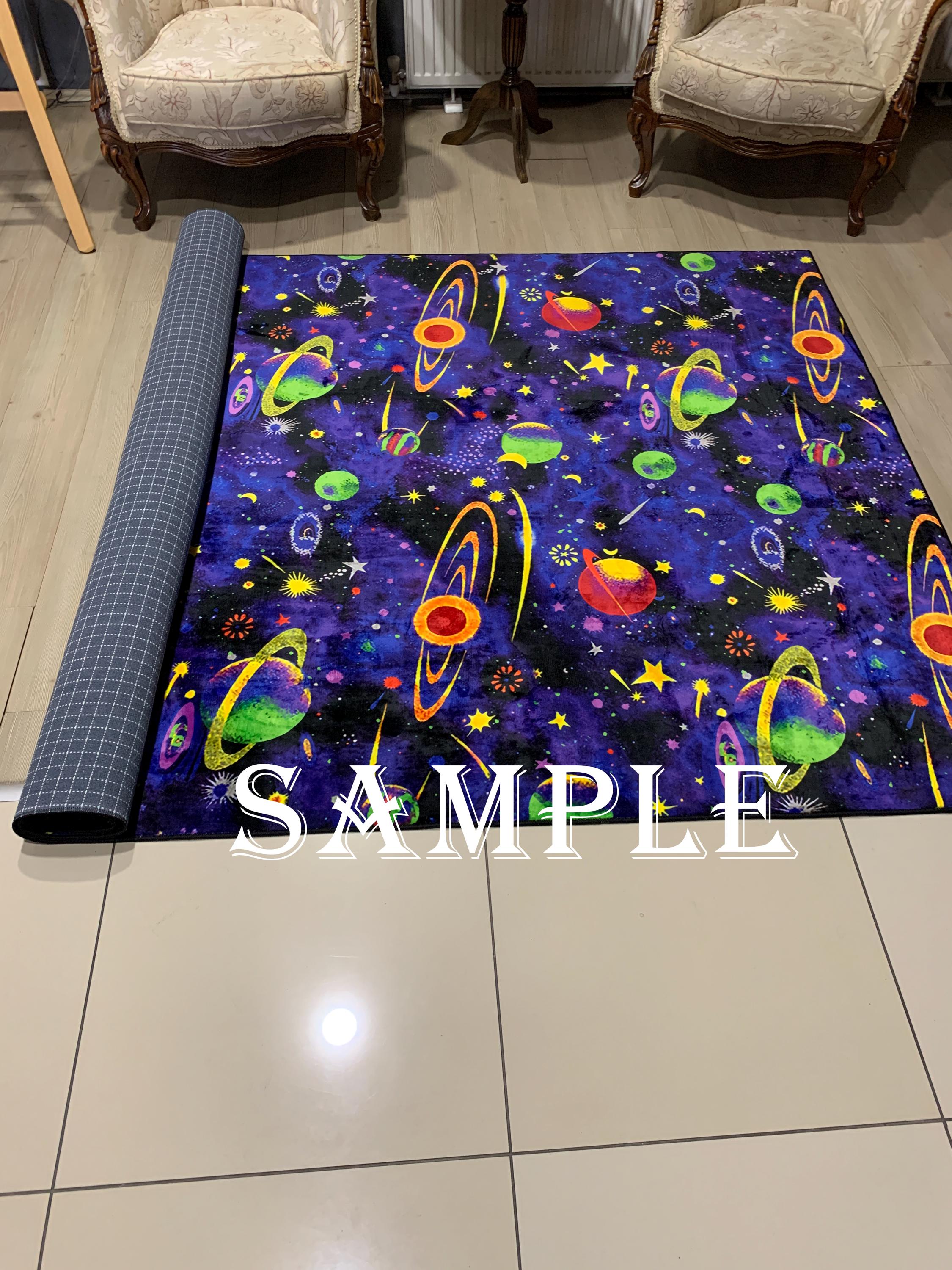 Arcade Rug, Stars Rug, Star Pattern Rug, Arcade Room Rug, Arcade Saloon ...