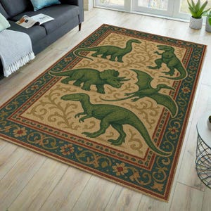 Dinosaur rug, dinosaurs rug, dinosaur fossil rug, dinosaur carpet, dinosaur pattern rug, dinosaur rug decor, fun area rug, hypebeast rug