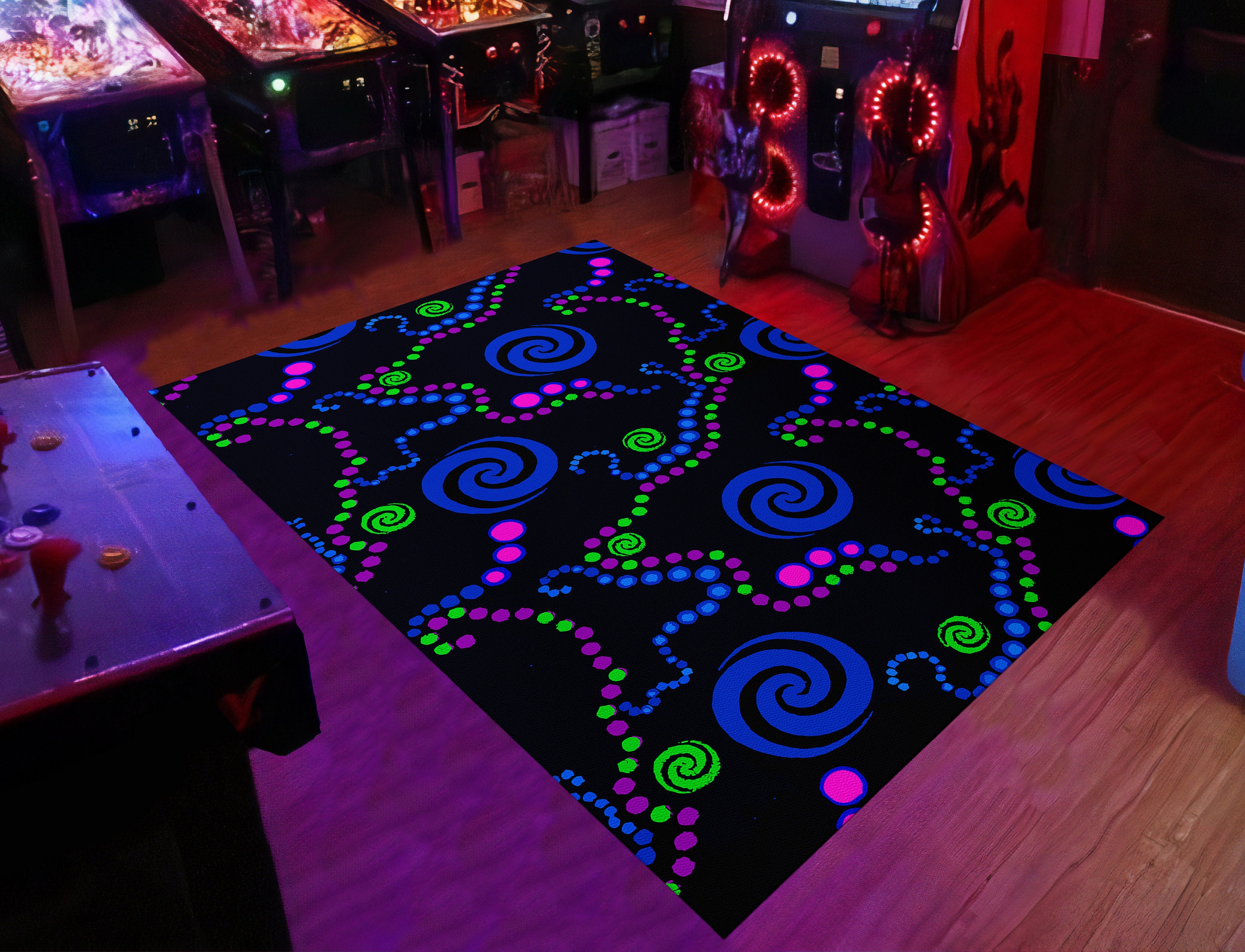 ラグ・カーペット ARCADE GAME RUG MIYOSHI RUG vaultroom s-l400.jpg