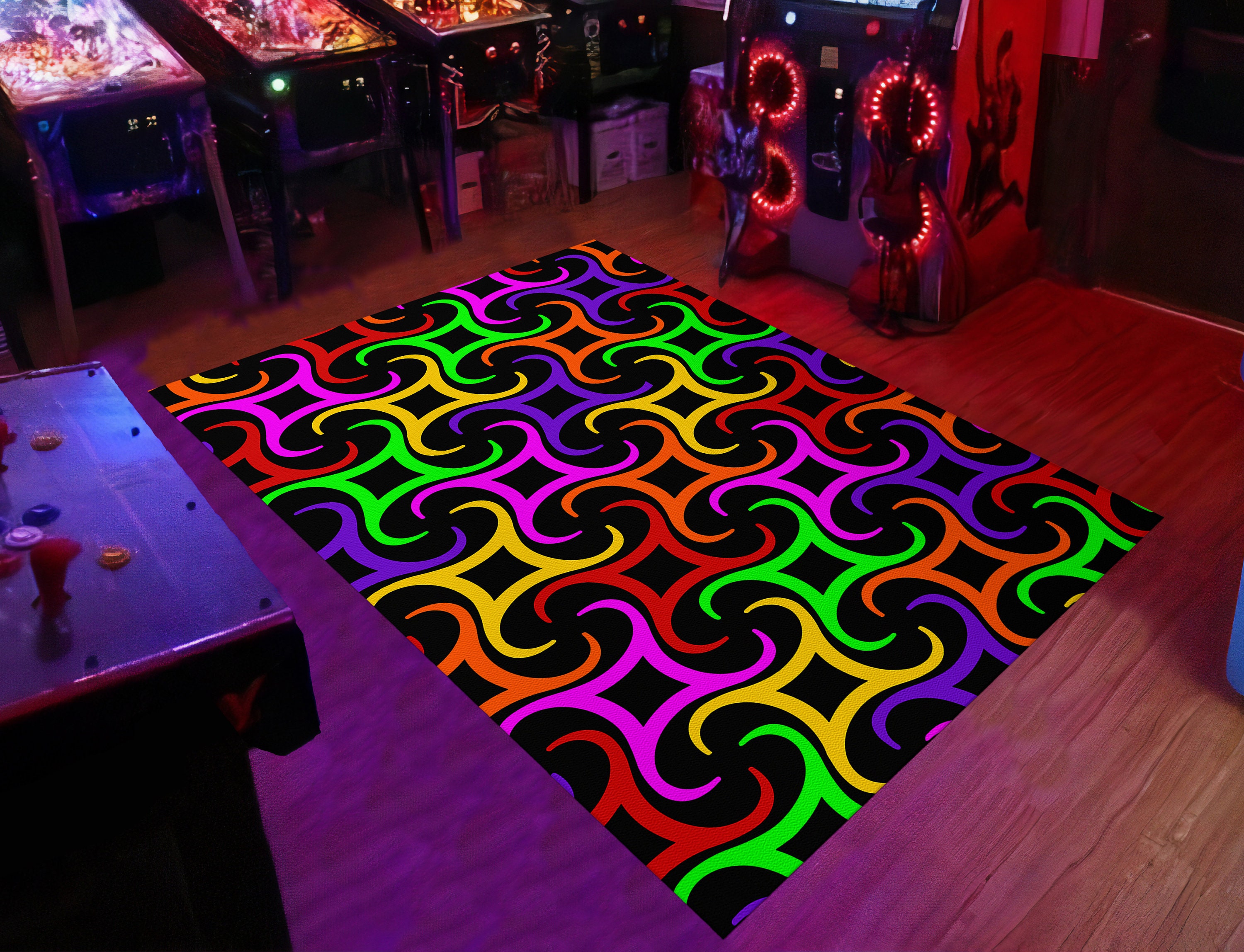 ラグ・カーペット ARCADE GAME RUG MIYOSHI RUG vaultroom ARCADE GAME RUG ー vaultroom