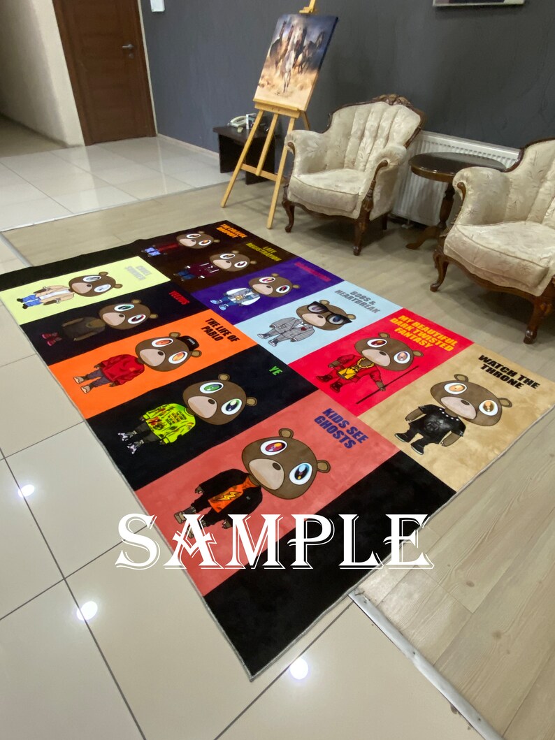 Customizable Rug, Music Rug, Custom Size, Music Room Rug, Custom Design ...