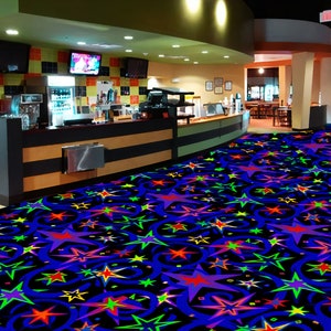 Arcade rug, arcade bar rug, star rug, arcade carpet, arcade area rug, arcade saloon rug, arcade saloon rug, retro arcade rug, arcade decor