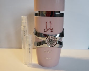 Yara Lattafa Perfumes for women. Eau De Parfum 3ml/5ml/10ml. Atomizer Decant. It's a sample size. #Gift #Women #Jara #Floral #Citrus #Sweet